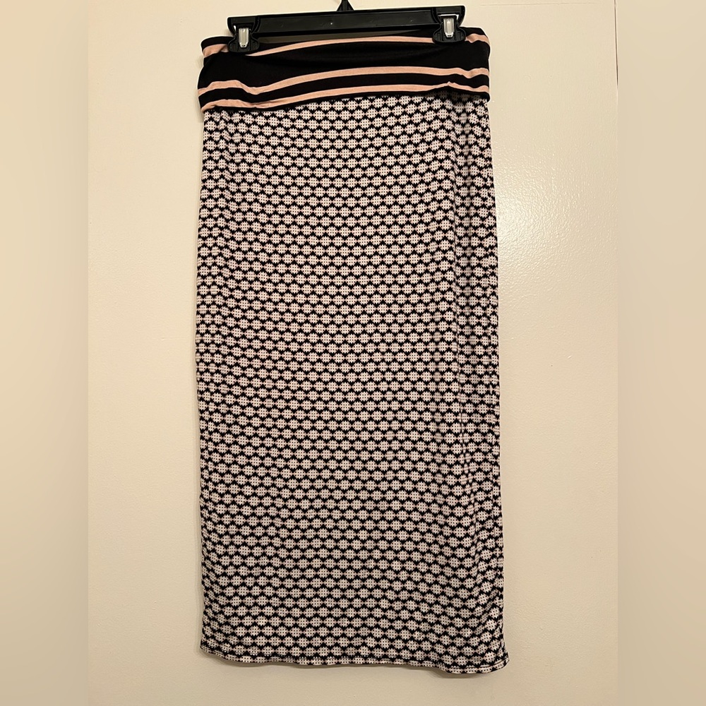 Max Studio Printed Skirt